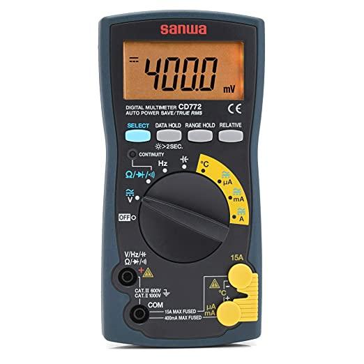 CD772 | Digital Multimeter with Backlight & Temperature Measurement - Yuha Electric