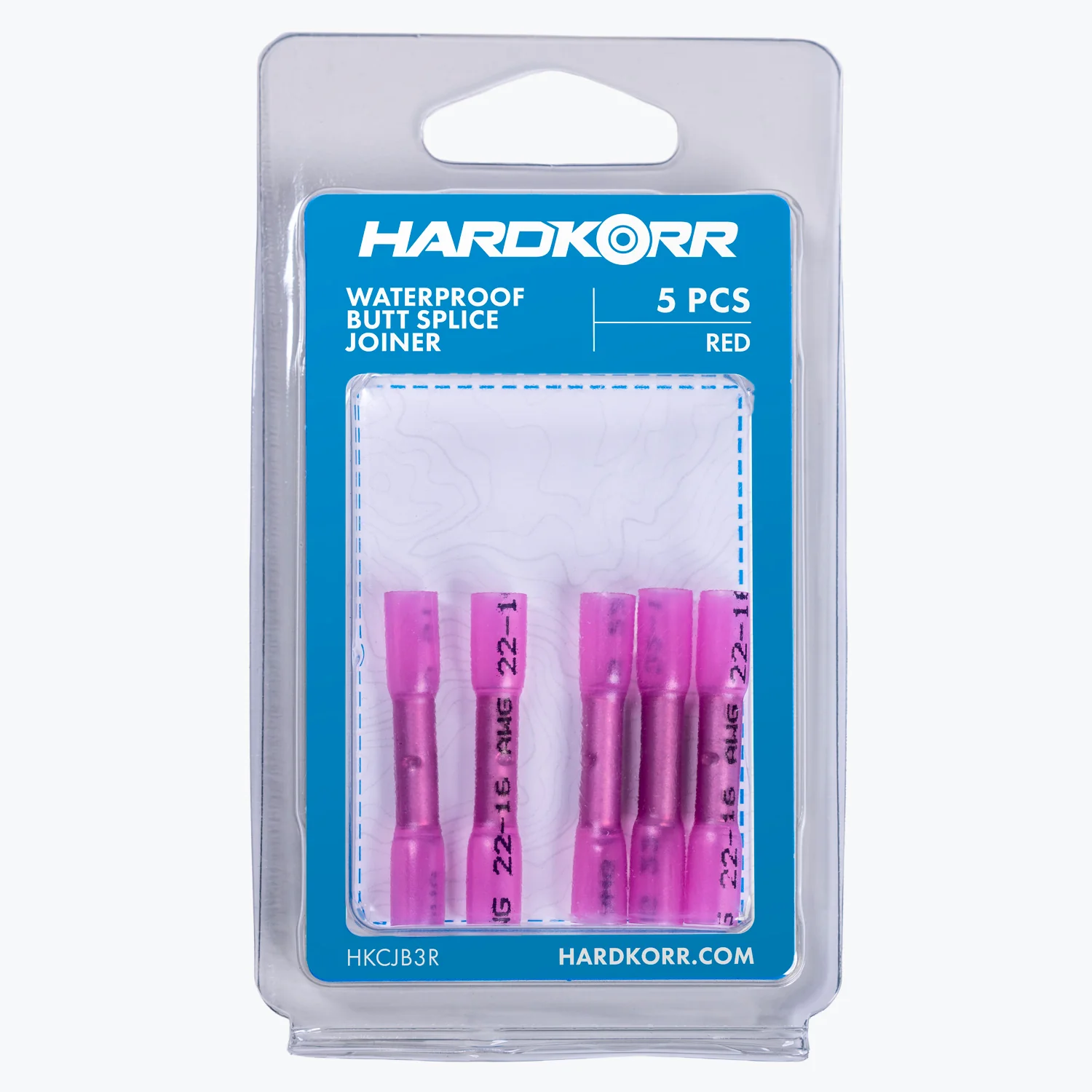 Cable Joiner Butt Splice 3mm Red (5 Pack) - Yuha Electric