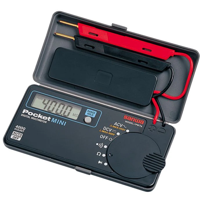 PM7a | Pocket Size Digital Multimeter with Built-In Case - Yuha Electric