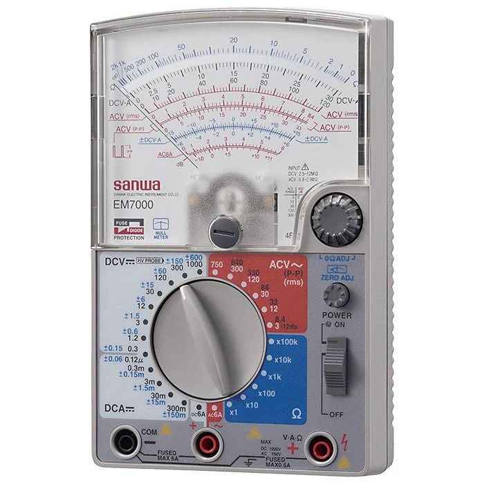 EM7000 | Analog Multimeter - High Sensitivity FET for Measurement of Lower Capacitance - Yuha Electric