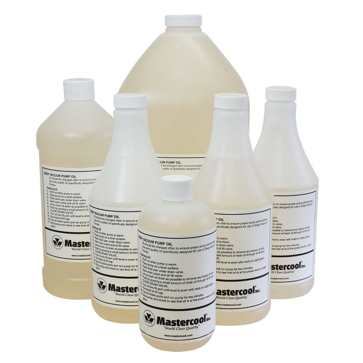 Mastercool 90018-6 Deep Vacuum Pump Oil | Case of 6 x 18oz (531ml) Bottles - Yuha Electric