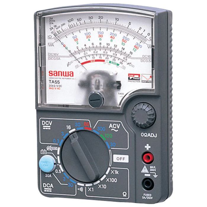 TA55 | Analog Multimeter - 30A Range for Automotive Applications - Yuha Electric
